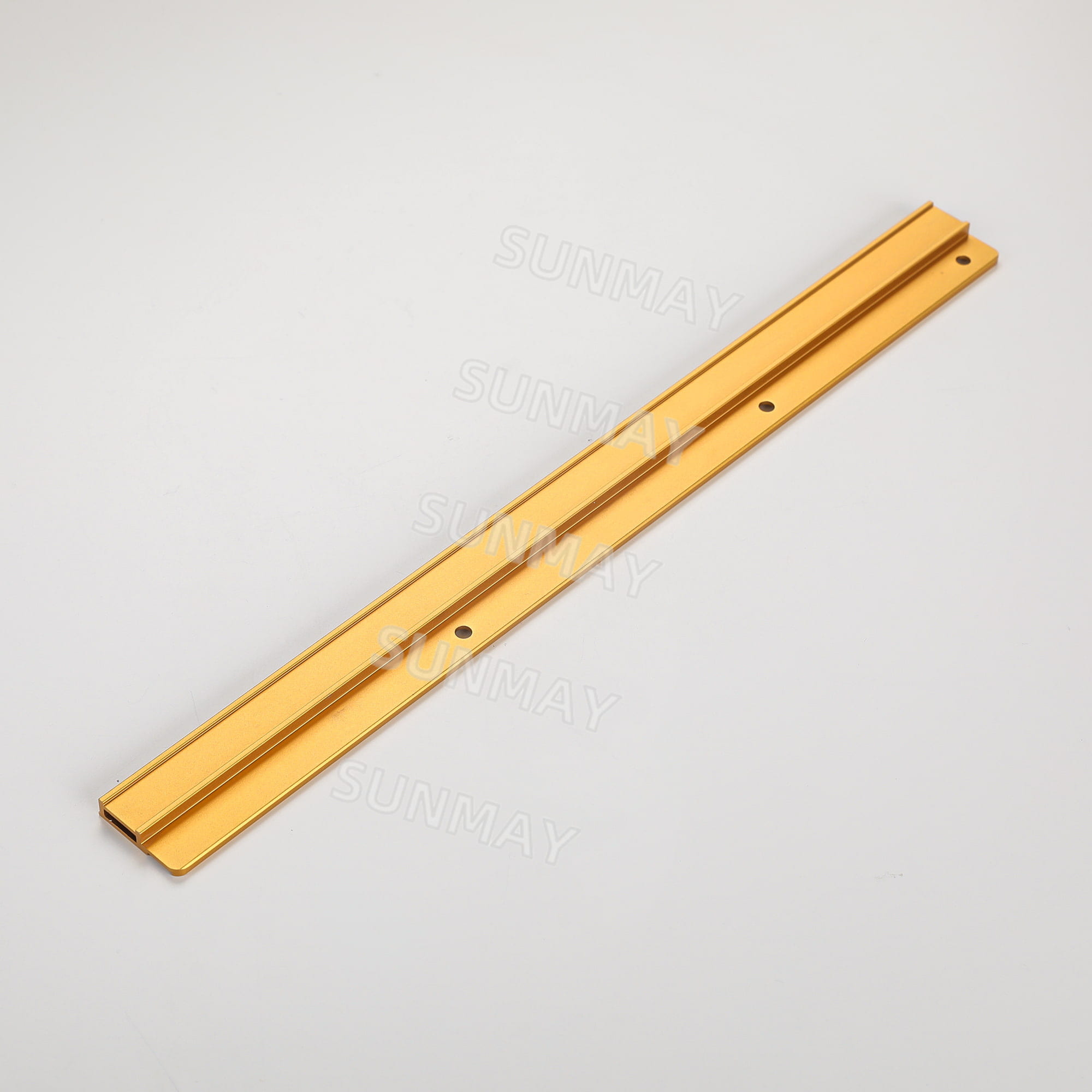 Aluminum Profiles with Gold Painted Satin Anodized Finish